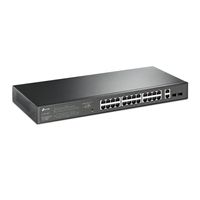 TP-Link TL-SG1428PE netwerk-switch Managed L2 Gigabit Ethernet (10/100/1000) Power over Ethernet (PoE) 1U Zwart - thumbnail