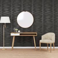 VidaXL 48 st wandpanelen steen 12 m² 50x50 cm xps zwart