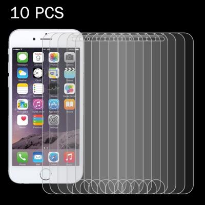 10 stuks voor iPhone 8 & iPhone 7 0 26 mm 9H oppervlakte hardheid 2.5D explosieveilige getemperd glas Non-full Screen Film