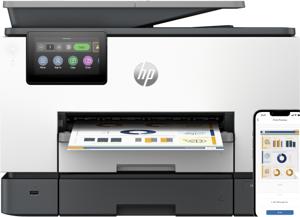 HP Officejet Pro 9130b All-in-One Multifunctionele printer Inkjet Kleur A4 Printen, scannen, kopiëren, faxen ADF, Duplex-ADF, Duplex, LAN, USB, WiFi, Bluetooth