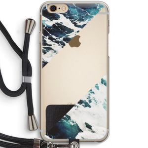 Golven: iPhone 6 / 6S Transparant Hoesje met koord