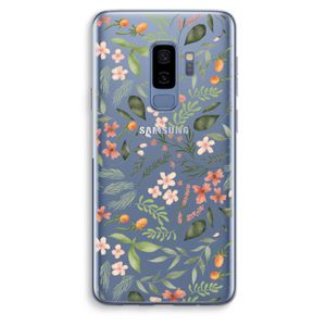 Sweet little flowers: Samsung Galaxy S9 Plus Transparant Hoesje