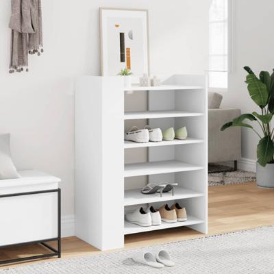 VidaXL Schoenenkast 74,5x37,5x100 cm bewerkt hout wit