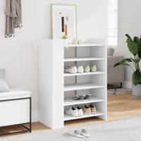 VidaXL Schoenenkast 74,5x37,5x100 cm bewerkt hout wit