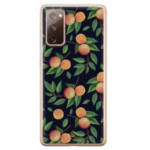Samsung Galaxy S20 FE siliconen hoesje - Orange lemonade