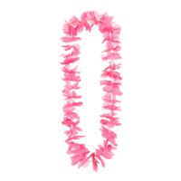 Toppers in concert - Hawaii krans/slinger - Tropische kleuren roze - Bloemen hals slingers