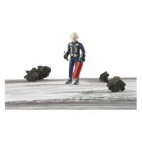 Bruder bworld brandweerman met toebehoren 1:16