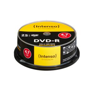 1x25 Intenso DVD-R 4.7GB 16x Speed. Cakebox