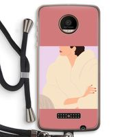 Cosy: Motorola Moto Z Force Transparant Hoesje met koord
