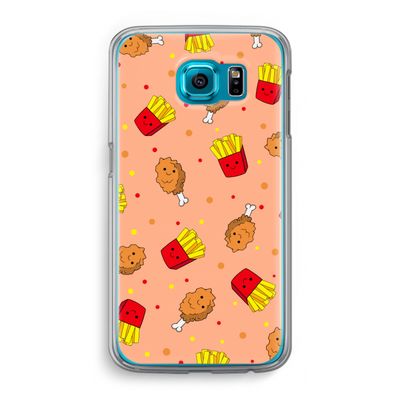 Chicken 'n Fries: Samsung Galaxy S6 Transparant Hoesje
