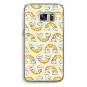 Regenboog: Samsung Galaxy S7 Transparant Hoesje