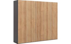 Goossens Kledingkast Easy Storage Ddk, Kledingkast 253 cm breed, 220 cm hoog, 5x draaideur