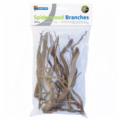 Superfish Spiderwood Takken voor Aquaria - Goudbruine Natuurlijke Decoratie, Veilig & Onderhoudsvriendelijk