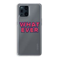 Whatever: Oppo Find X3 Pro Transparant Hoesje