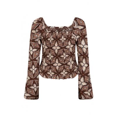 Lofty Manner - Beige | Dames | Top | Beige | L | regular | Kamst mode