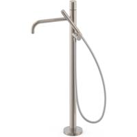 Vrijstaande badkraan Tres Study Exclusive | Hoogte uitloop 67.4 cm | Draaibare uitloop | Mengkraan | Rond | RVS look