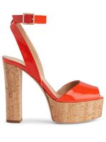 Giuseppe Zanotti sandales New Betty en cuir - Orange