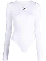 Marine Serre body en coton à imprimé croissant de lune - Blanc Marine Serre body en coton à imprimé croissant de lune - Blanc