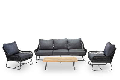 Zita loungeset 4 delig rvs - Own
