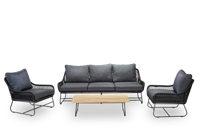 Zita loungeset 4 delig rvs - Own