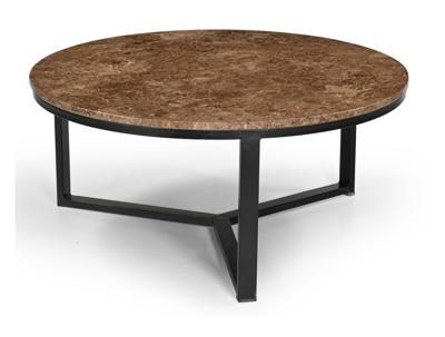Livingfurn Ronde Salontafel 'Senna' Marmer, 80cm