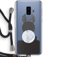 Marmeren cirkels: Samsung Galaxy S9 Plus Transparant Hoesje met koord