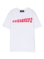 DSQUARED2 KIDS t-shirt en coton à logo imprimé - Blanc