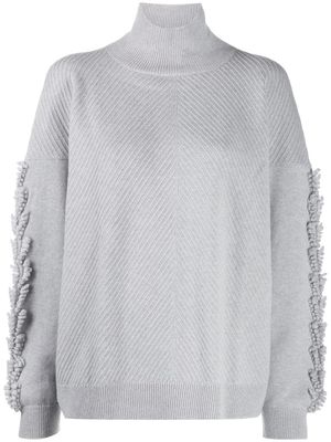 Barrie pull à col roulé - Gris