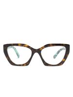 Prada Eyewear lunettes de vue PR 09YV à monture carrée - Vert