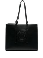 Versace Jeans Couture sac cabas à logo embossé - Noir