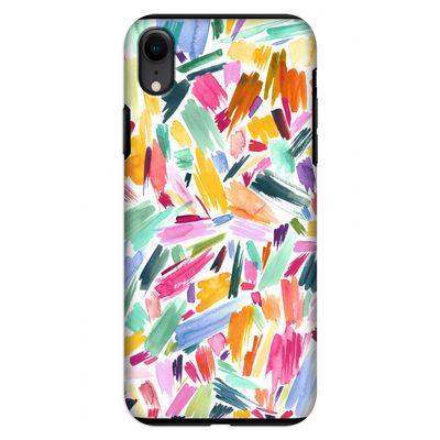 Watercolor Brushstrokes: iPhone XR Tough Case