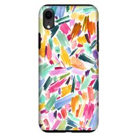 Watercolor Brushstrokes: iPhone XR Tough Case