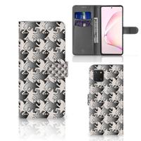Samsung Note 10 Lite | Telefoonhoesje | Met pasjeshouder | Salamander Grey