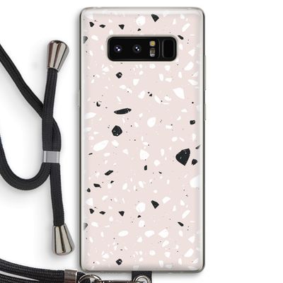 Terrazzo N°20: Samsung Galaxy Note 8 Transparant Hoesje met koord