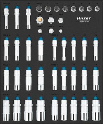 HAZET Dopsleutelset 163D-4/44 - 44-delig - 5 - 32