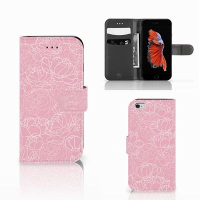 Apple iPhone 6 | 6s Hoesje White Flowers