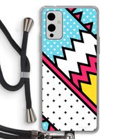 Pop Art #2: OnePlus 9 Transparant Hoesje met koord