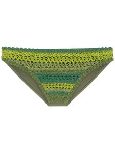 Amir Slama slip de bain en crochet - Vert