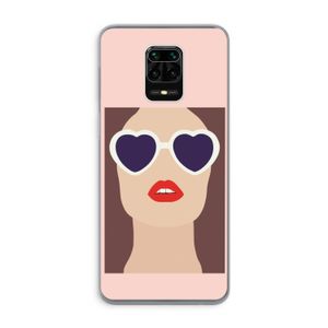Red lips: Xiaomi Redmi Note 9 Pro Transparant Hoesje
