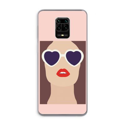 Red lips: Xiaomi Redmi Note 9 Pro Transparant Hoesje