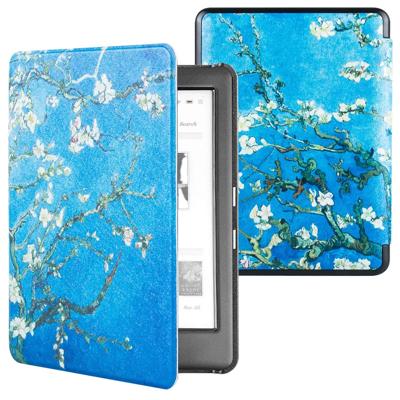 Lunso - Kobo Glo / Glo HD / Touch 2.0 hoes (6 inch) - sleep cover - Van Gogh Amandelbloesem