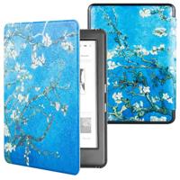 Lunso - Kobo Glo / Glo HD / Touch 2.0 hoes (6 inch) - sleep cover - Van Gogh Amandelbloesem