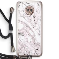 Mengelmoes: Motorola Moto G6 Transparant Hoesje met koord