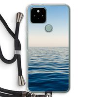 Water horizon: Pixel 5 Transparant Hoesje met koord