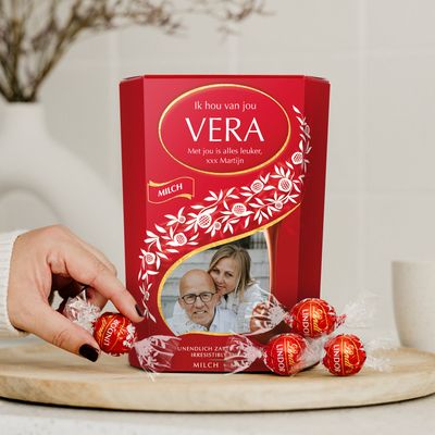 Gepersonaliseerde Lindt Chocolade Giftbox - Melk