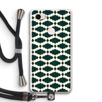 Moroccan tiles: Pixel 3 XL Transparant Hoesje met koord