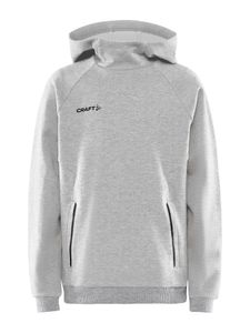 Craft 1910899 Core Soul Hood Sweatshirt Jr - Grey Melange - 122/128