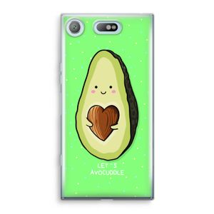 Avocuddle: Sony Xperia XZ1 Compact Transparant Hoesje