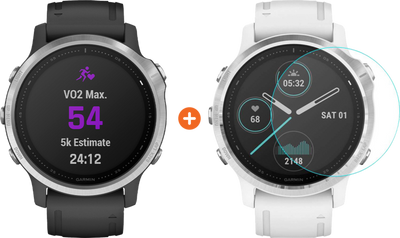 Garmin Fenix 6S - Zwart - 42 mm + Just in Case Garmin Fenix 6S 42mm Screenprotector Glas Garmin Fenix 6S - Zwart - 42 mm + Just in Case Garmin Fenix 6S 42mm Screenprotector Glas