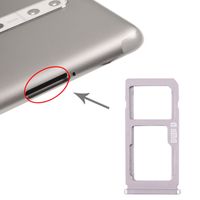 SIM-kaartlade + SIM-kaart lade / Micro SD-kaart lade voor Nokia 8 / N8 TA-1012 TA-1004 TA-1052 (Zilver)